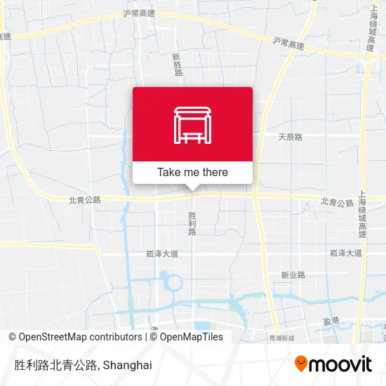 胜利路北青公路 map
