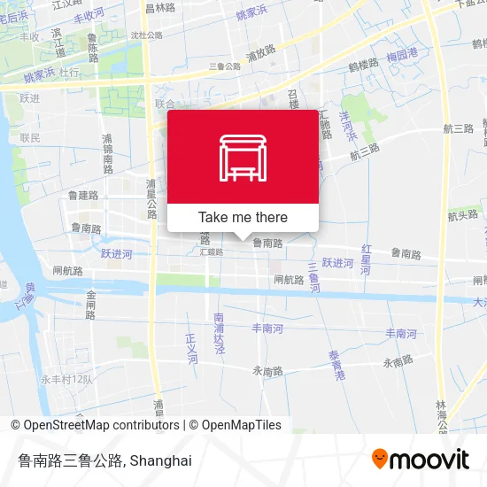 鲁南路三鲁公路 map