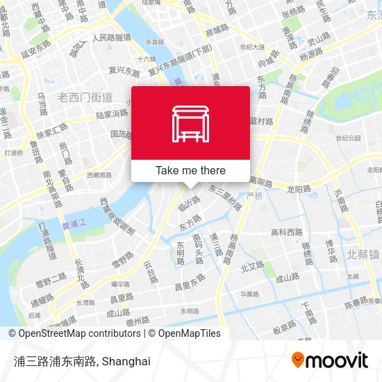 浦三路浦东南路 map