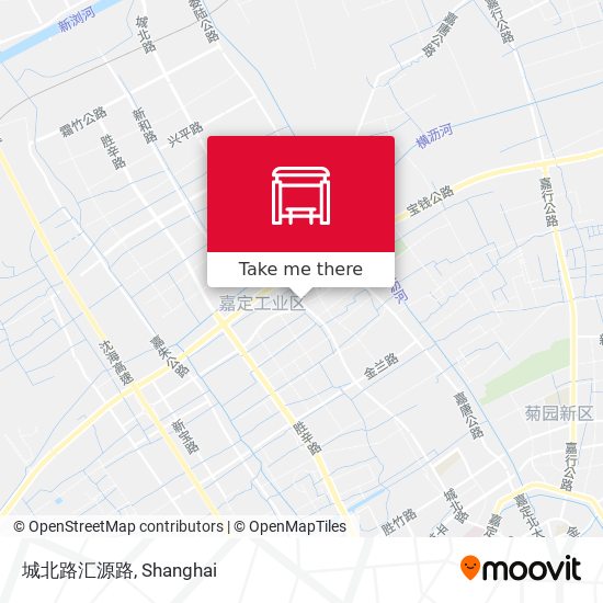 城北路汇源路 map