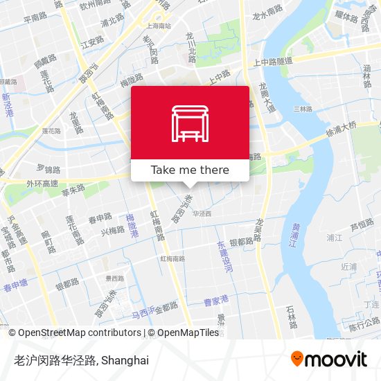 老沪闵路华泾路 map