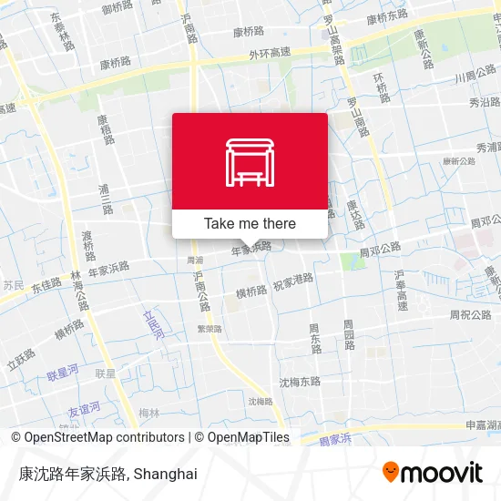 康沈路年家浜路 map