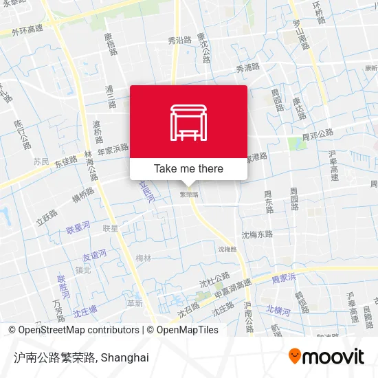 沪南公路繁荣路 map