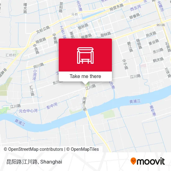 昆阳路江川路 map