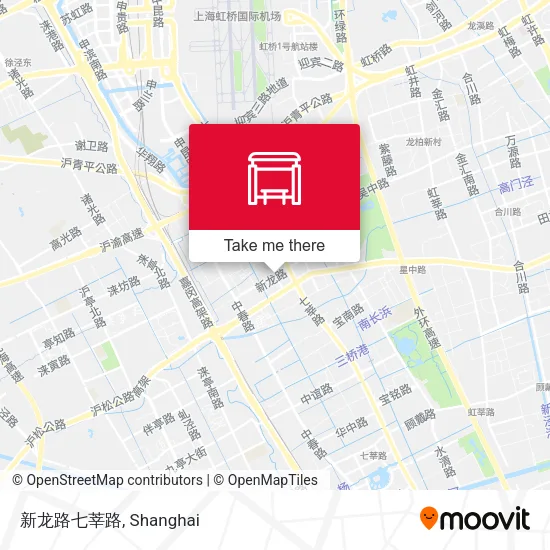 新龙路七莘路 map