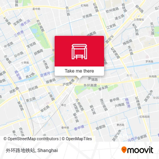 外环路地铁站 map