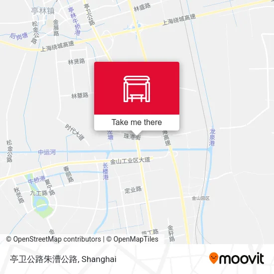 亭卫公路朱漕公路 map