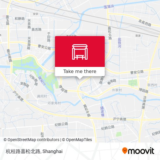 杭桂路嘉松北路 map