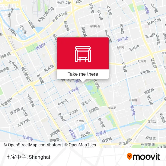 七宝中学 map