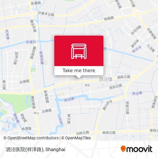泗泾医院(祥泽路) map