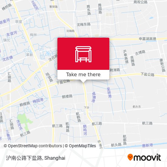 沪南公路下盐路 map