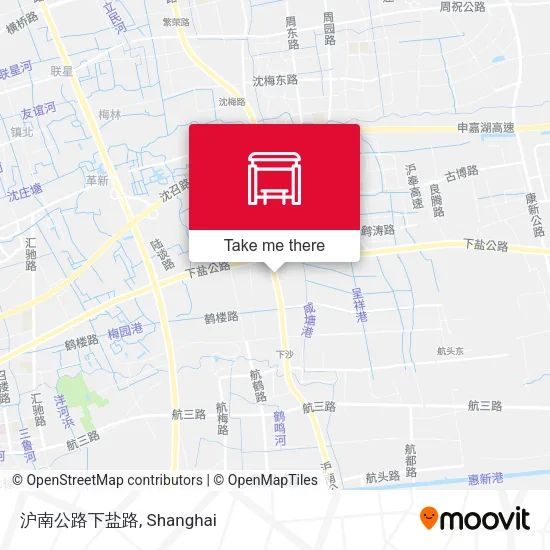 沪南公路下盐路 map