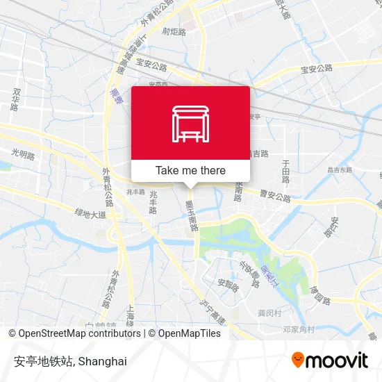 安亭地铁站 map