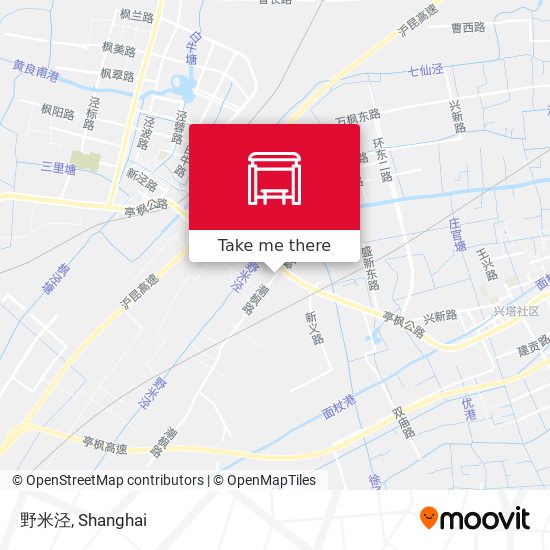 野米泾 map
