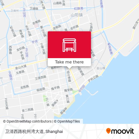 卫清西路杭州湾大道 map