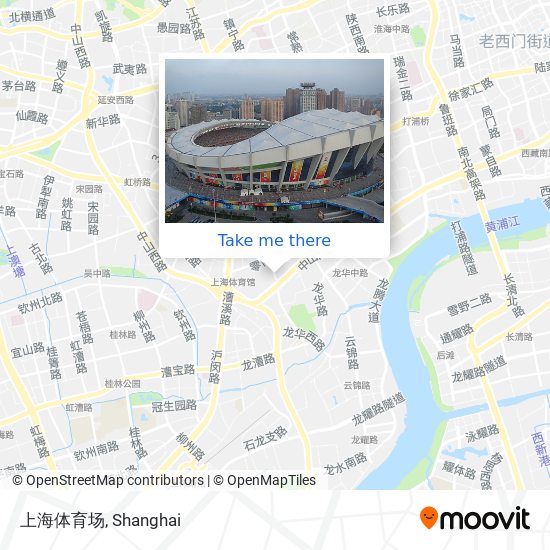 上海体育场 map