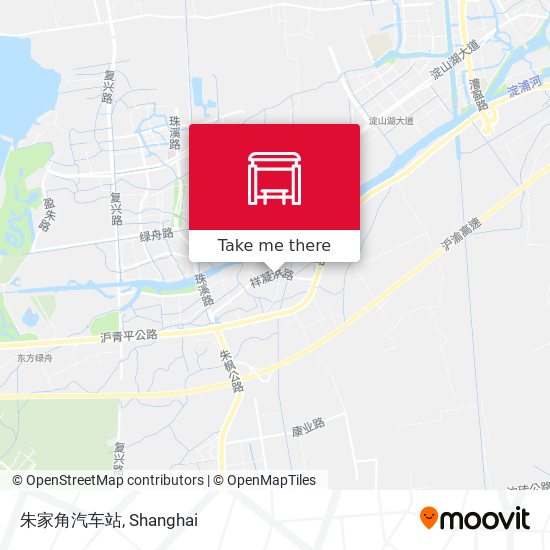 朱家角汽车站 map