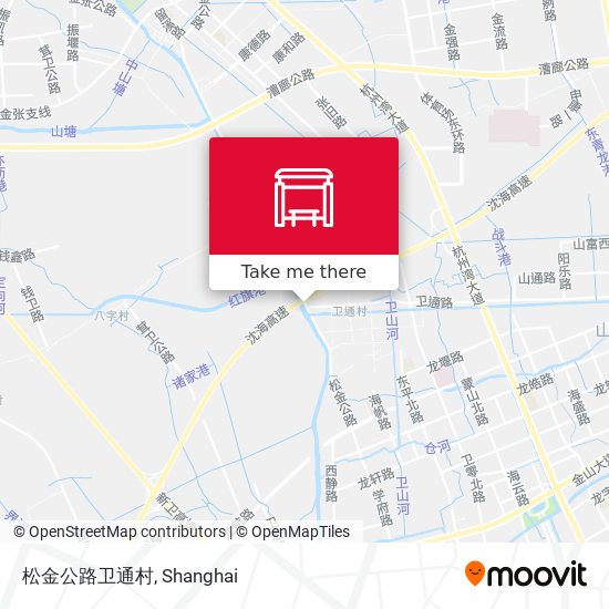 松金公路卫通村 map
