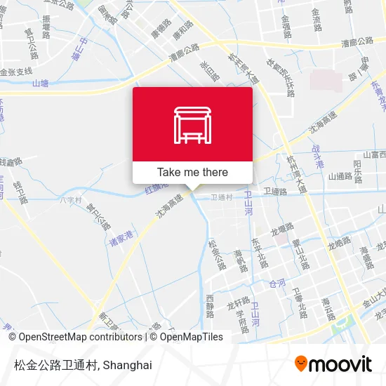 松金公路卫通村 map