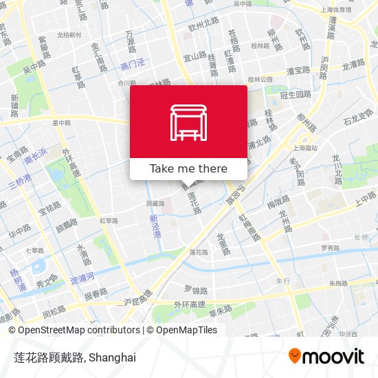 莲花路顾戴路 map