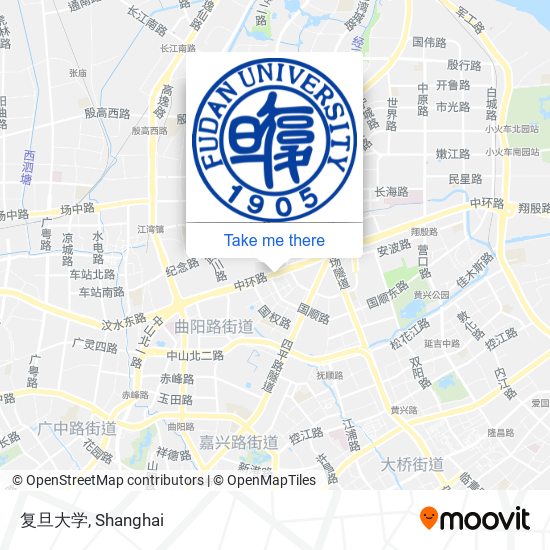 复旦大学 map