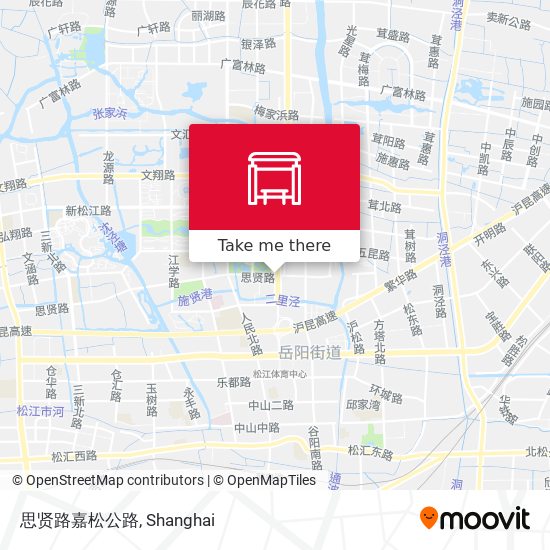 思贤路嘉松公路 map