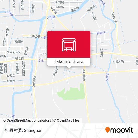 牡丹村委 map
