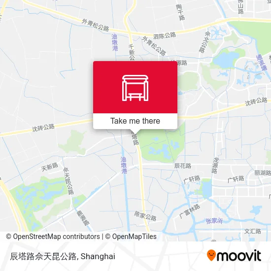 辰塔路佘天昆公路 map