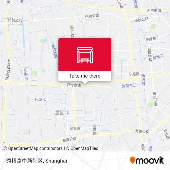 秀横路中新社区 map