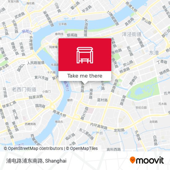浦电路浦东南路 map