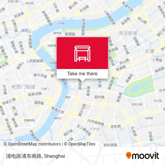 浦电路浦东南路 map