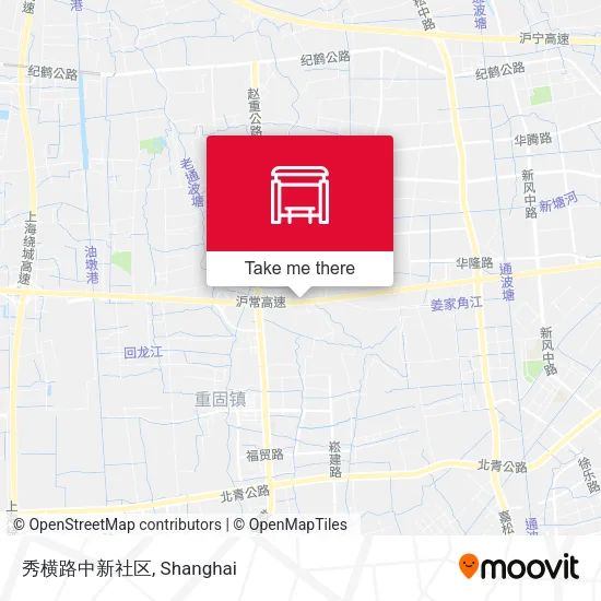 秀横路中新社区 map