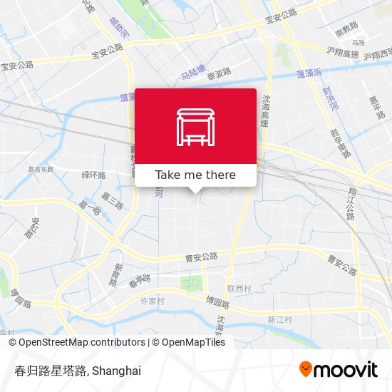 春归路星塔路 map