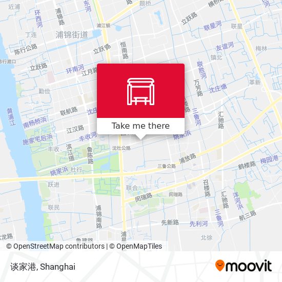 谈家港 map