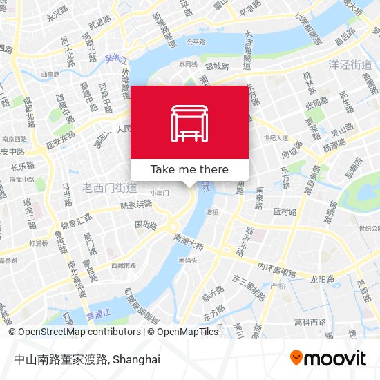 中山南路董家渡路 map