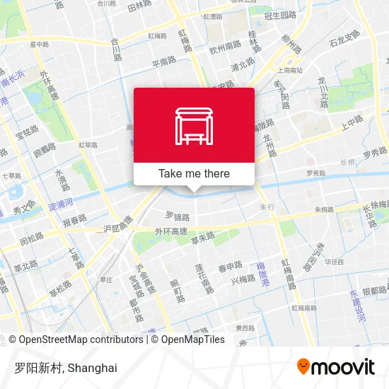 罗阳新村 map
