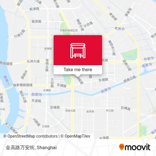 金高路万安街 map