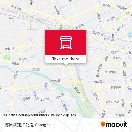博园路翔江公路 map