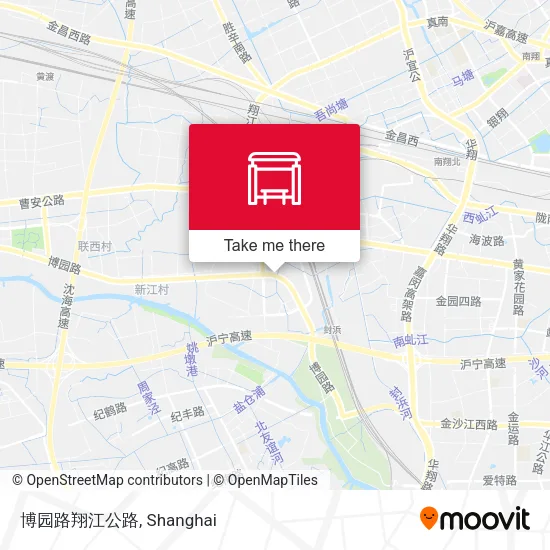博园路翔江公路 map
