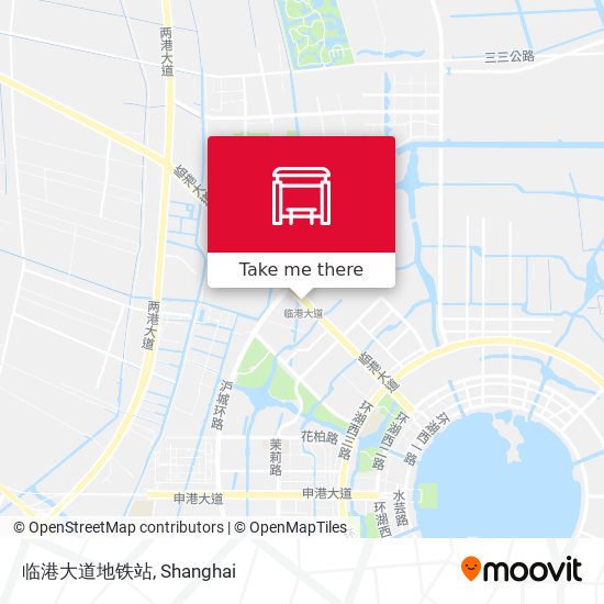 临港大道地铁站 map