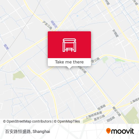 百安路恒盛路 map