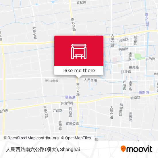 人民西路南六公路(项大) map