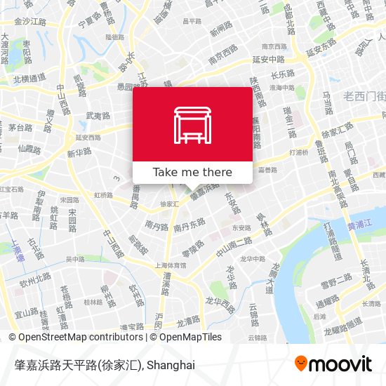 肇嘉浜路天平路(徐家汇) map