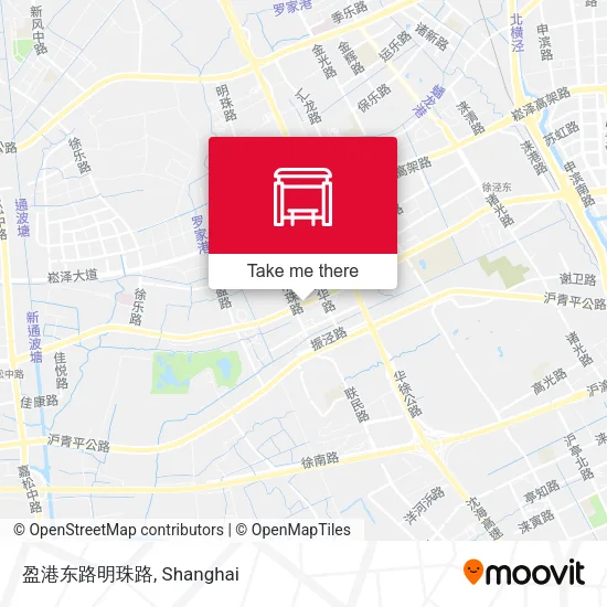 盈港东路明珠路 map