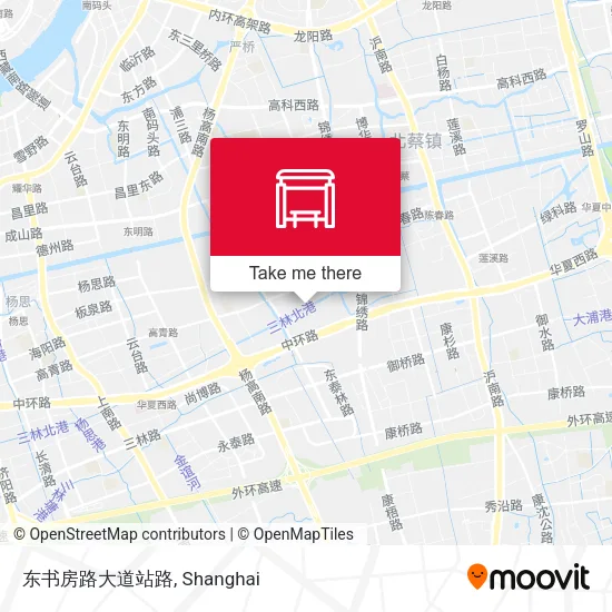 东书房路大道站路 map