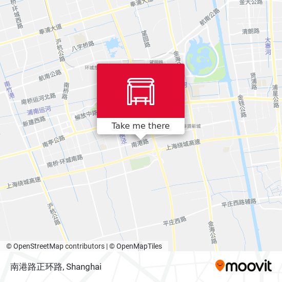 南港路正环路 map
