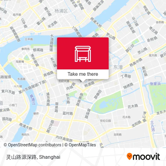 灵山路源深路 map