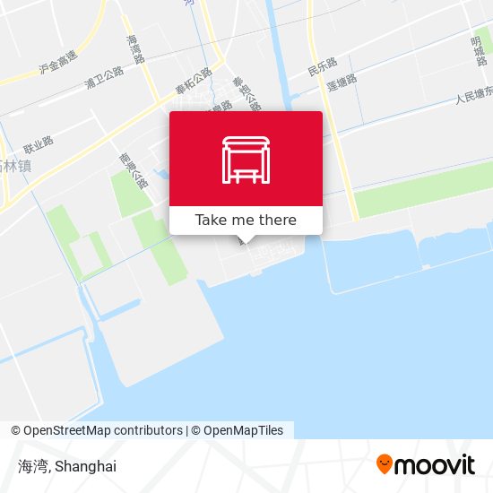 海湾 map