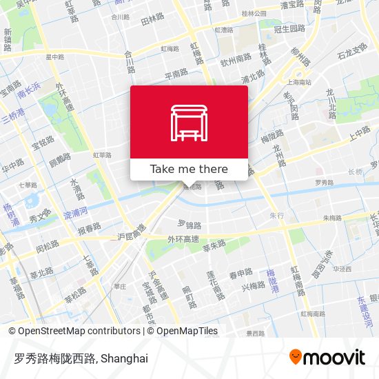 罗秀路梅陇西路 map