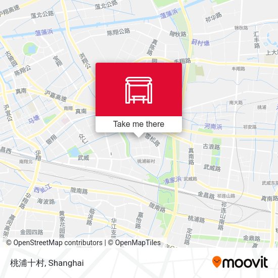 桃浦十村 map